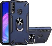 Voor Huawei Y7p PC + TPU-beschermhoes met 360 graden draaibare ringhouder (koningsblauw)