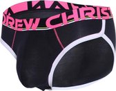Andrew Christian CoolFlex Modal Brief w/ Show-It Zwart - MAAT S - Heren Ondergoed - Slip voor Man - Mannen Slip