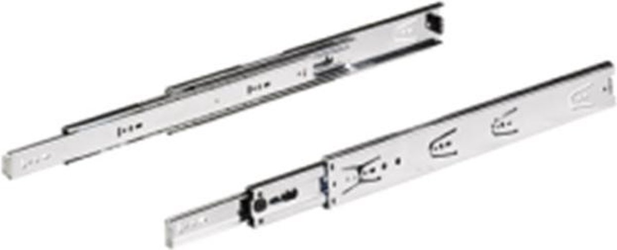 Ladegeleider - Verzinkt - Staal - Hettich - 73278 kogelgeleider KA 5632, schuifladelengte 350 mm
