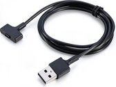 YONO Oplaadkabel voor Fitbit Ionic - USB Oplader - 1 Meter - Zwart