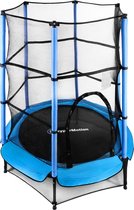 Trampoline Peuter HyperMotion & Accessoires met veiligheidsnet mat rand trampolines net voor peuters beschermrand premium edition kindertrampoline 140 cm kinderen trampolinerand rond binnen springmat onderdelen kids baby buiten klein kind