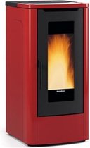 LA NORDICA EXTRAFLAME TEOREMA PELLETKACHEL ~ Bordeaux ~ | Verwarmingsvermogen: 10,0 kW | Verwarmingscapaciteit: 287 mᶟ| optioneel Wifi voor beheer op afstand met „TotalControl 2.0”| Gratis th