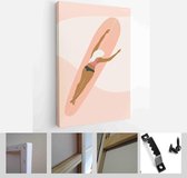 Abstract landscape poster collection. Set of contemporary art print templates - Modern Art Canvas - Vertical - 1768068257 - 80*60 Vertical