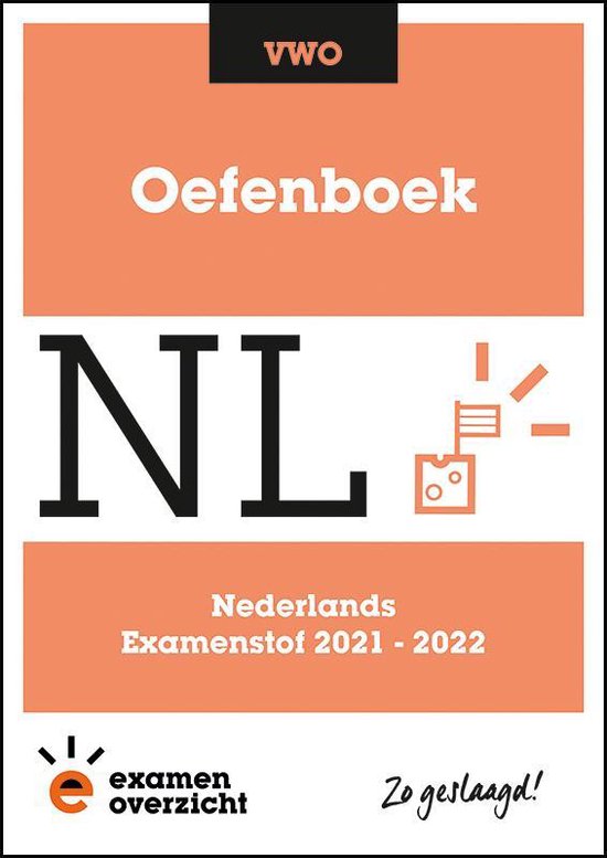 ExamenOverzicht - Oefenboek Nederlands VWO - cover