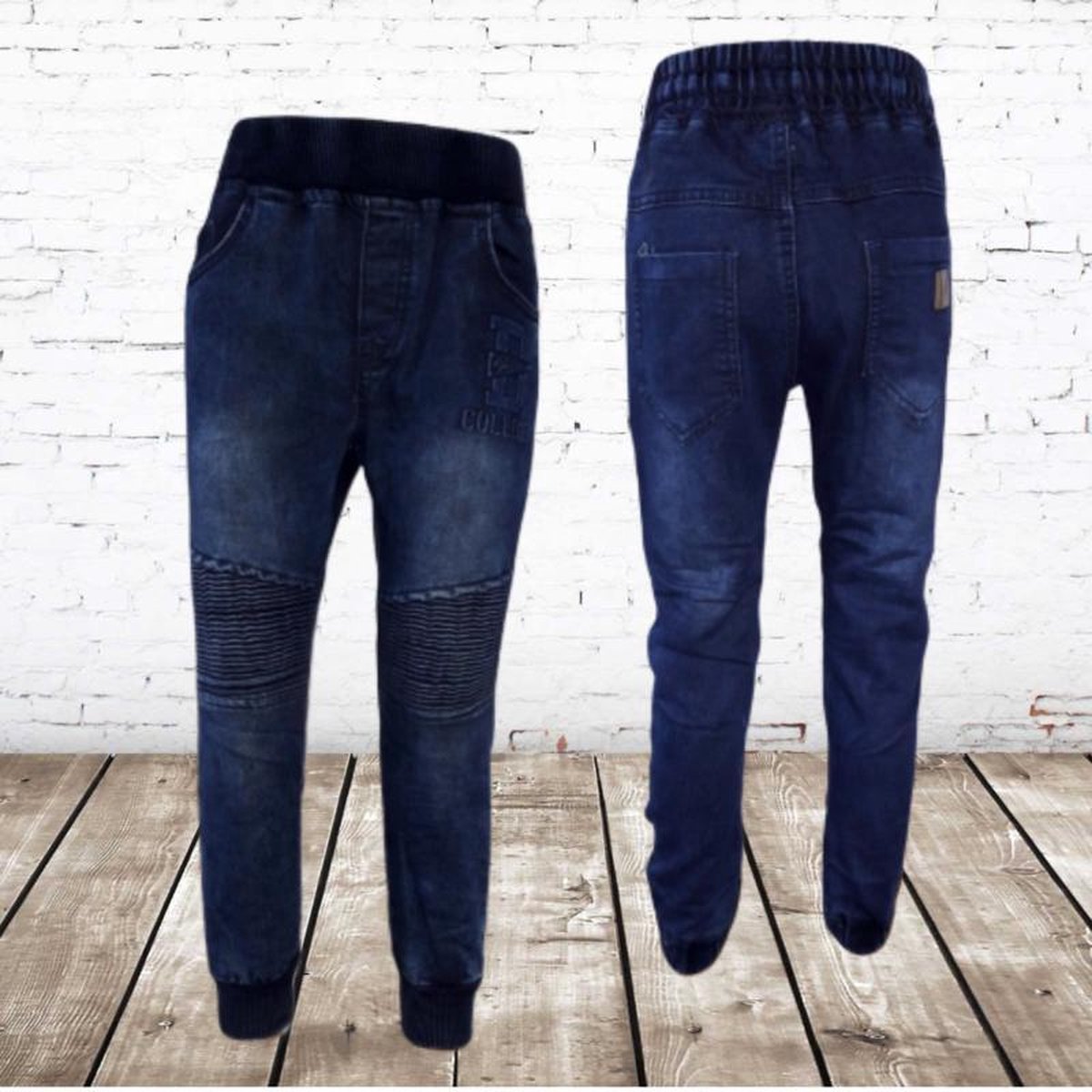 Jogg jeans blauw -s&C-98/104-spijkerbroek jongens