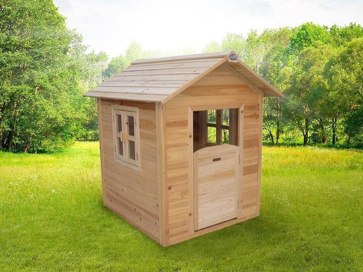 AXI Noa Speelhuis in Bruin - Speelhuisje voor de tuin / buiten - FSC hout - Tuinhuisje voor kinderen - 10 jaar garantie! — afbeelding 11