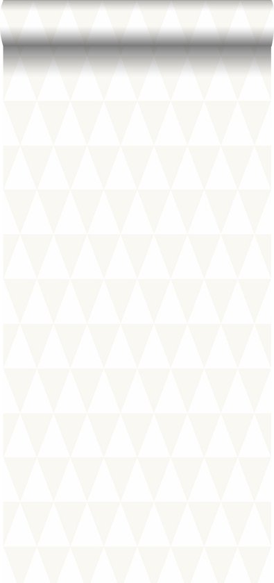 Origin Wallcoverings behangpapier grafische driehoeken glanzend wit -  347695 - 0,53 x... | bol.com
