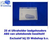Ultraholder Badgehouder ID badge houder, pk 25 stuks