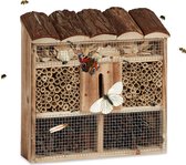 insectenhotel hangend - bijenhotel - vlinderhuis - klein - hout