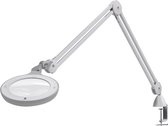 Lampe loupe lumière du jour LED Omega 5 grossissement 1,75x + 2,25x malvoyants salon de beauté pédicure manucure