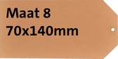 Label HF2 karton Nr8 200gr, 70x140mm 1000 st,