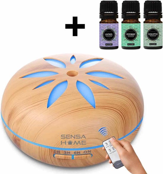 SensaHome ZEN500 – Aroma diffuser – Met Sfeervolle LED