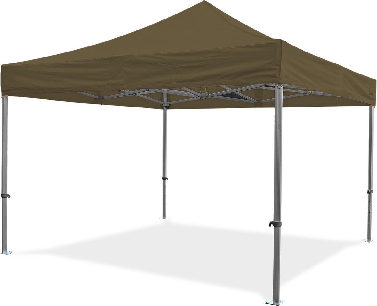 Easy up partytent 4x4m - Professional | PVC gecoat polyester - | Frame: Aluminium | Hex 50