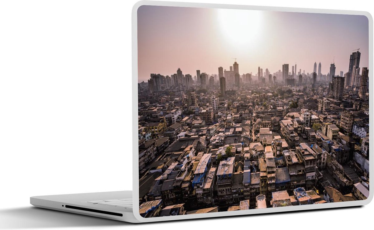 Afbeelding van product SleevesAndCases  Laptop sticker - 11.6 inch - Zonnestralen boven Bombay