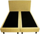 Bedworld Boxspring 140x210 - Geveerd - Seudine - Geel (ONC40)