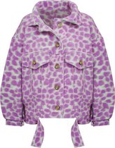 Trendy Panter Jacket Lila