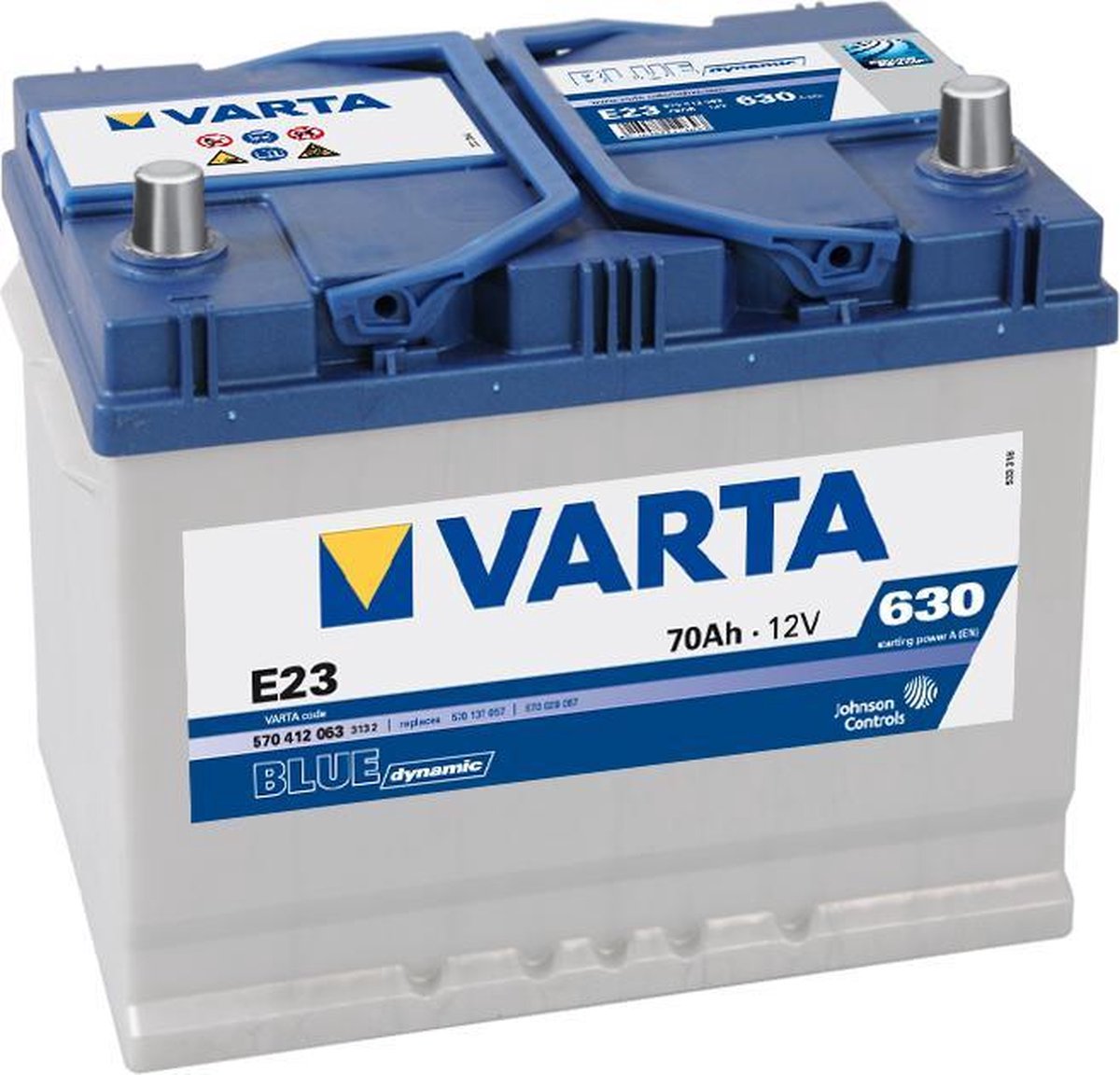 Varta Blue Dynamic E23 Accu 12V 70Ah 261X175X200X220 | bol.com