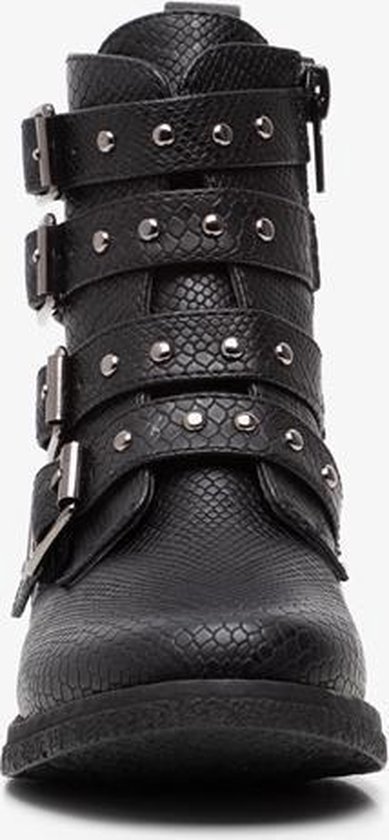 Blue Box meisjes biker boots - Zwart - Maat 26 | bol.com
