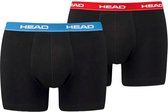 Head Heren Boxershort 2-pak- Rode / blauwe band  - M