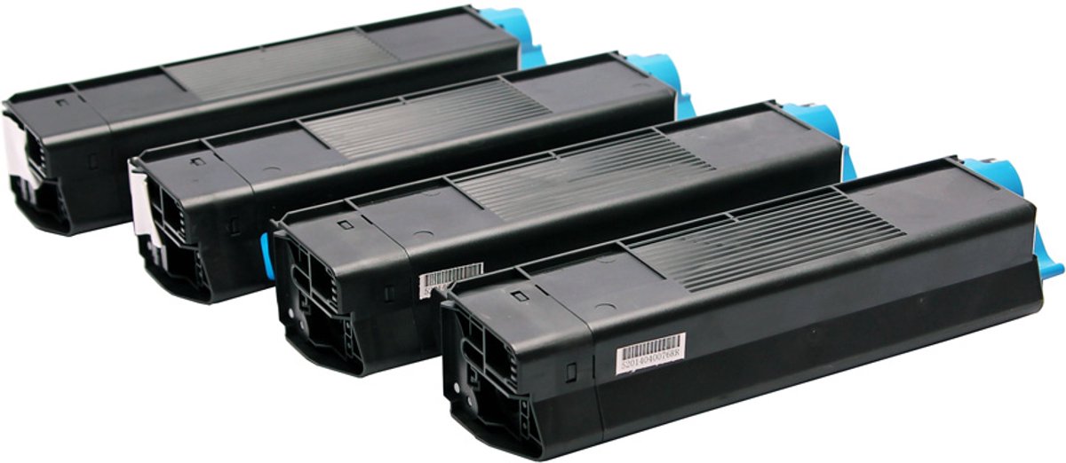 Set 4x ABC huismerk toner geschikt voor Oki C612 C612DN C612N C 612 C 612DN C 612N