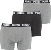 Puma 3-pak Heren Boxershort Everyday Boxershort - S - Grijs