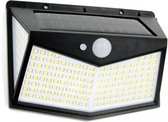 212 LED Wandlamp/Buitenlamp op zonne-energie. Met bewegingsdetectiesensor en veel licht!