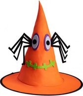 Carnival Toys Heksenhoed Spin 30 Cm Meisjes Polyester Oranje
