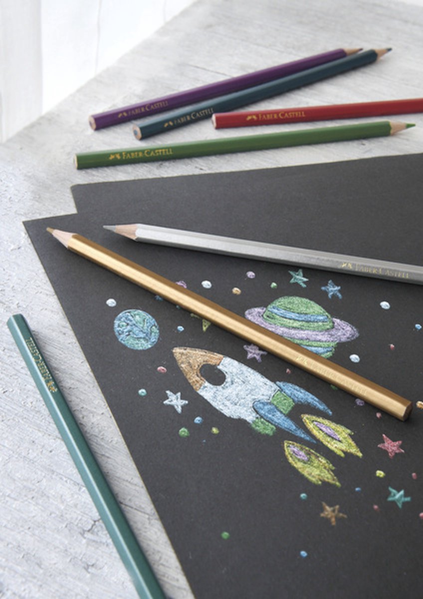 Faber-Castell kleurpotloden - metallic - 10 stuks - FC-201583 — cadeau in Hobby - foto 3