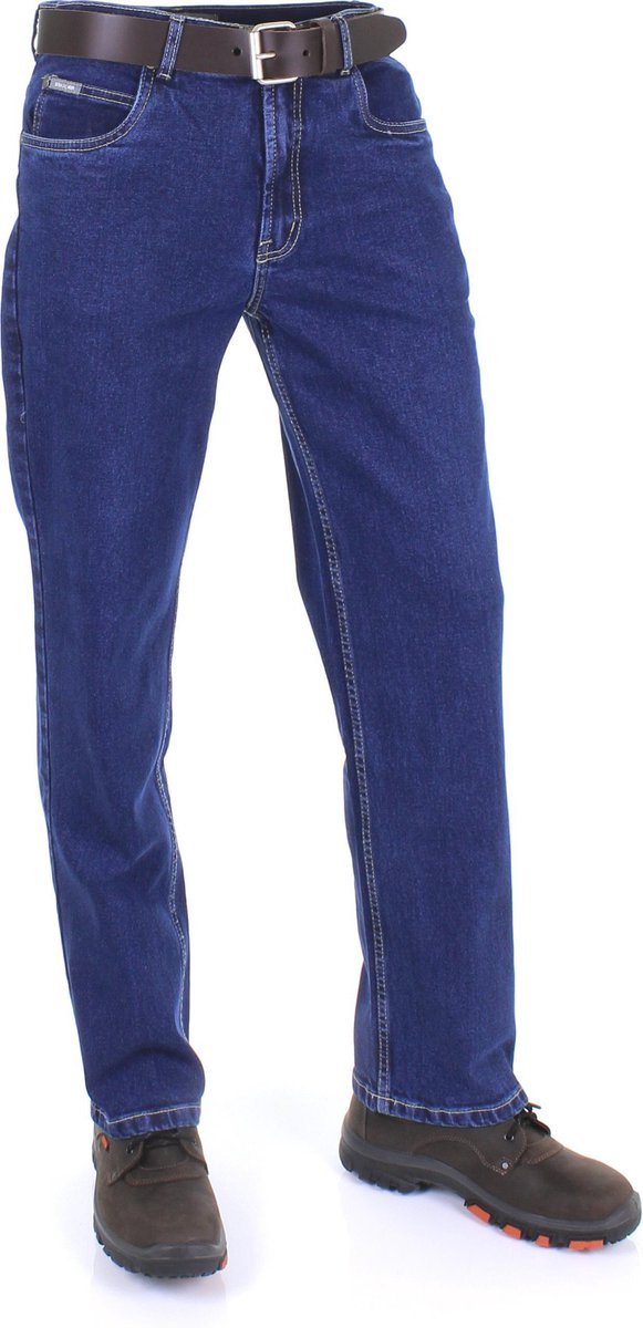 Brams Paris - Heren Jeans - Lengte 36 - Stretch - Burt - Dark Denim