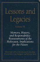 Lessons and Legacies IX