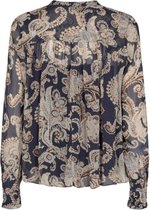 Mos Mosh Macha Persia Blouse Donker Blauw  dames maat M