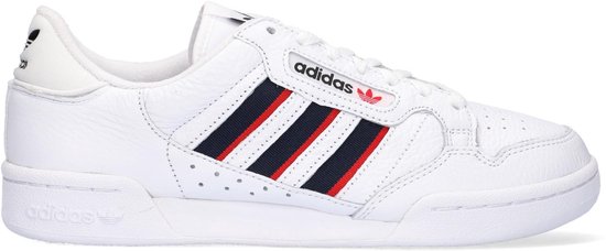 Adidas Continental 80 Stripes Lage sneakers - Leren Sneaker - Heren - Wit - Maat 39⅓