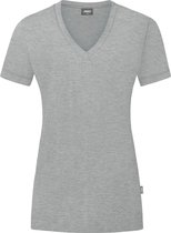 Jako Organic T-Shirt Dames - Lichtgrijs Gemeleerd