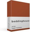 Beddinghouse Hoeslaken Beddinghouse Jersey topper - 160 x 200/210/220 cm - terra