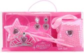 giftset Princess Secret meisjes lichtroze 5-delig