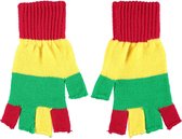 Apollo Handschoenen Party Rood/geel/groen One-size