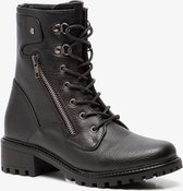 Blue Box dames veterboots - Zwart - Maat 42