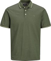 Jprbluwin Polo Ss Sts 12169064 Dusty Olive/reg/deep