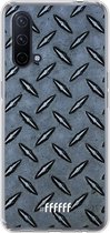 6F hoesje - geschikt voor OnePlus Nord CE 5G -  Transparant TPU Case - Diamond Plate #ffffff