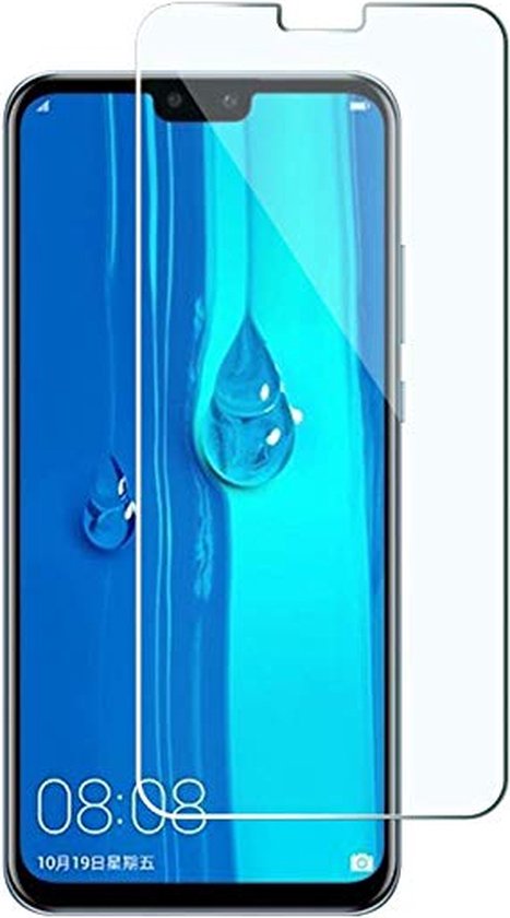 Case2go - Screenprotector voor Huawei Y9 2019 - Tempered Glass - Case Friendly - Transparant