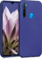kwmobile telefoonhoesje voor Xiaomi Redmi Note 8 (2019 / 2021) - Hoesje voor smartphone - Back cover in metallic blauw