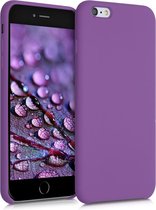 kwmobile telefoonhoesje voor Apple iPhone 6 Plus / 6S Plus - Hoesje met siliconen coating - Smartphone case in pastel lila
