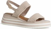 Tamaris Dames Sandaaltje 1-1-28029-36 418 beige wijd Maat: 37 EU