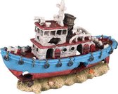Flamingo Aquarium Decoratie Ropa Scheepswrak Kleur 28X9,5X18,5Cm