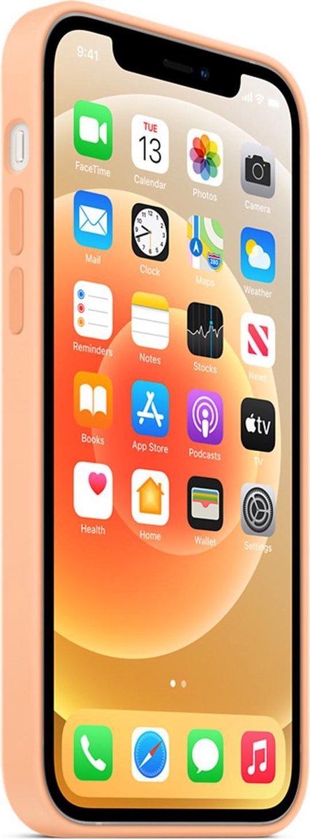 Apple - Siliconenhoesje - MagSafe - iPhone 12 Mini - Cantaloupe