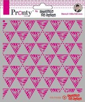 Pronty mask stencil 15 x 15 cm triangles pattern