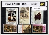 Carel Fabritius – Luxe postzegel pakket (A6 formaat) : collectie van verschillende postzegels van Carel Fabritius – kan als ansichtkaart in een A6 envelop - authentiek cadeau - kado - geschenk - kaart - nederlandse schilder - rembrandt - 17e eeuw