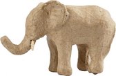 Olifant 9 x 13 cm bruin