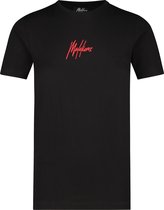 Malelions Junior Double Signature T-Shirt - Black/Red
