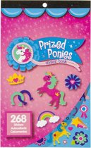 stickerboek prized ponies karton roze 268 stickers